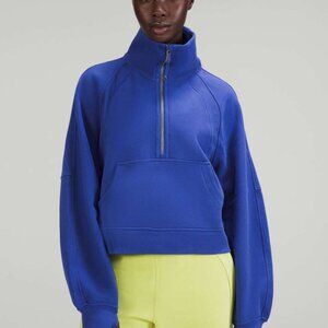 Psychic Blue Lululemon Half Zip Scuba